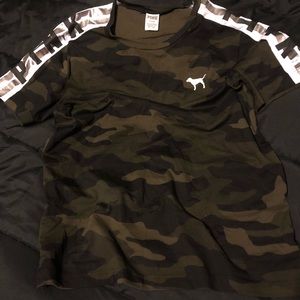Camo campus tee
